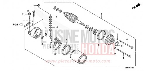 MOTEUR DE DEMARRAGE CB1000RB de 2011